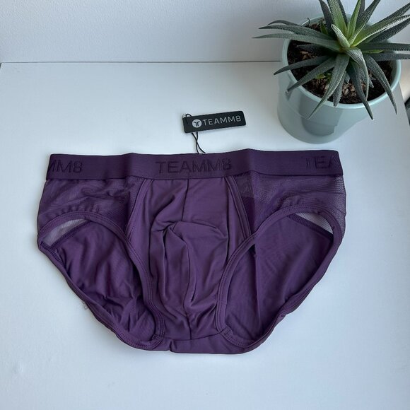 Teamm8 - Score Sheer Tank and Brief Set - Plum Purple (M) - PRICE FIRM - Picture 7 of 11